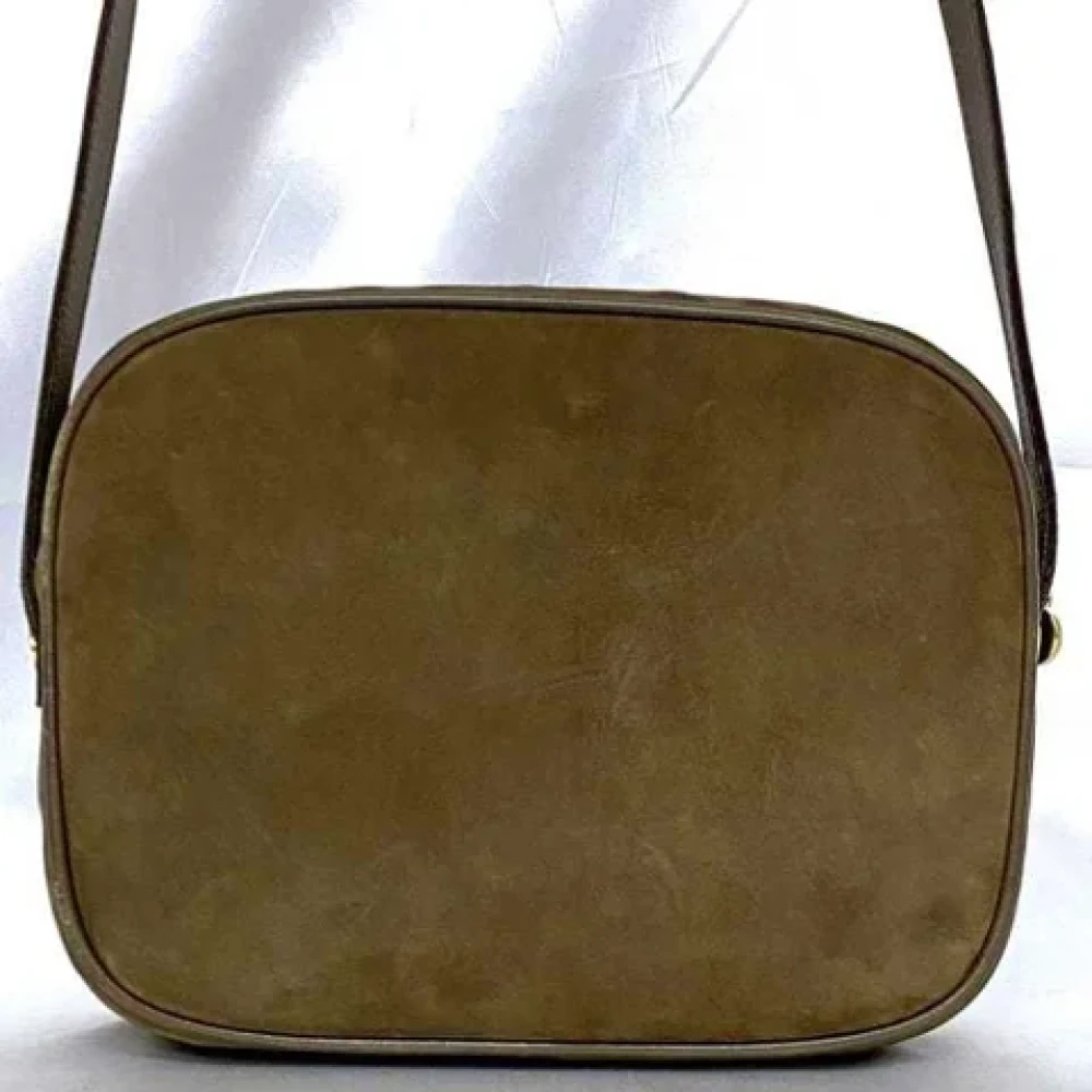Salvatore Ferragamo Pre-owned Suede shoulder-bags Brown Dames
