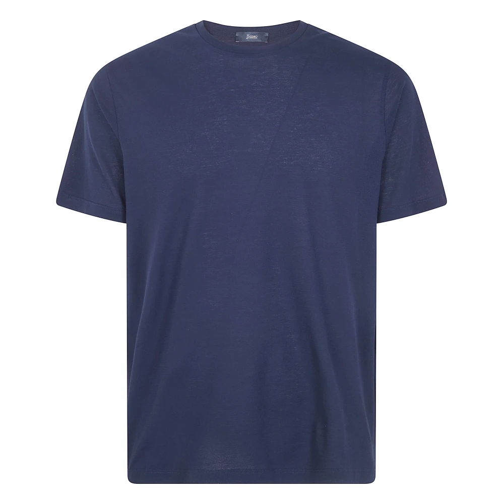Herno Hombre Azul Camisetas, Talla: M