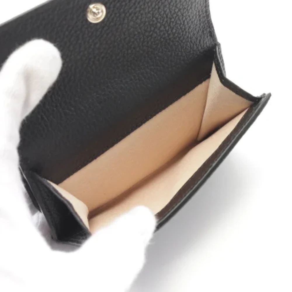 Chloé Pre-owned Leather wallets Black Dames