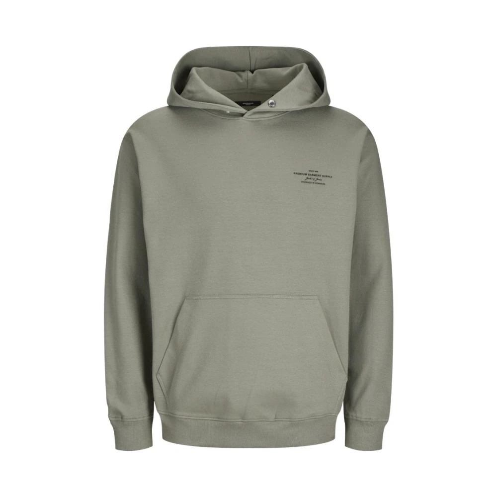 Jack & jones Premium Sweat Hood in Agave Green Heren