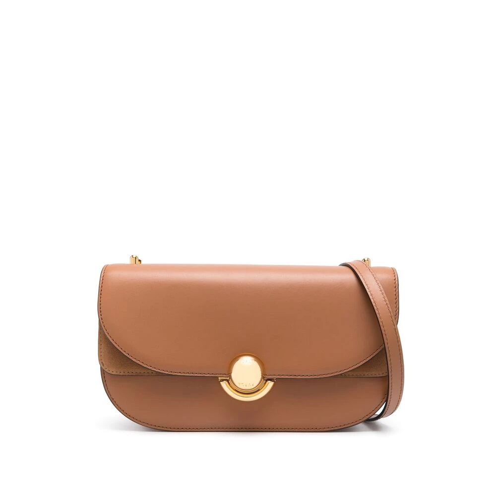 Furla Schoudertas van Glad Leer Brown Dames