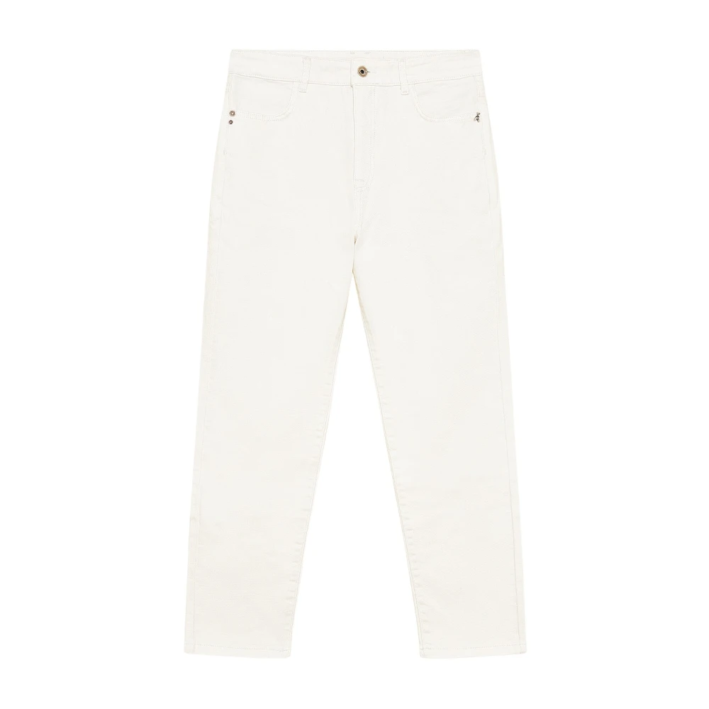 PATRIZIA PEPE Bull Essential Broek White Dames