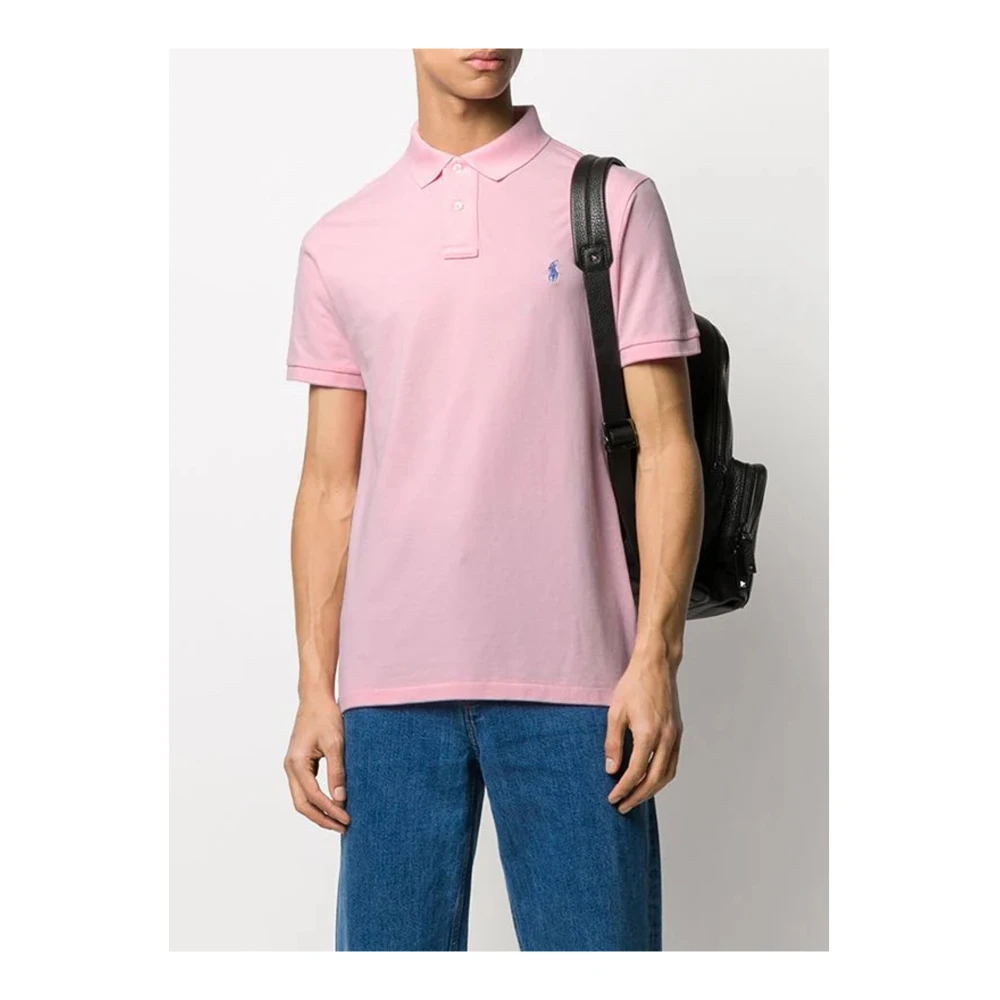 Ralph Lauren Polo Shirts Pink Heren