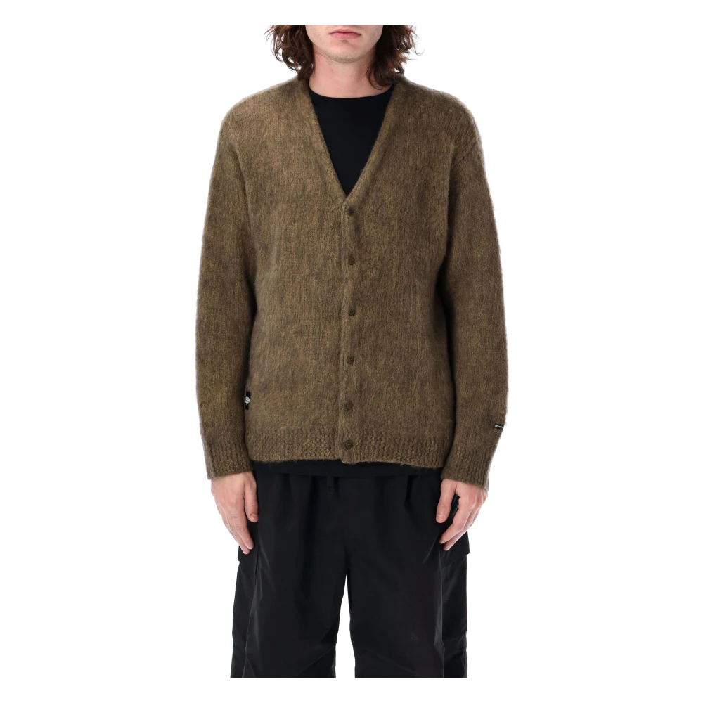 Manastash Mocha Gebreide kleding Aberdeen Cardigan Aw24 Green Heren