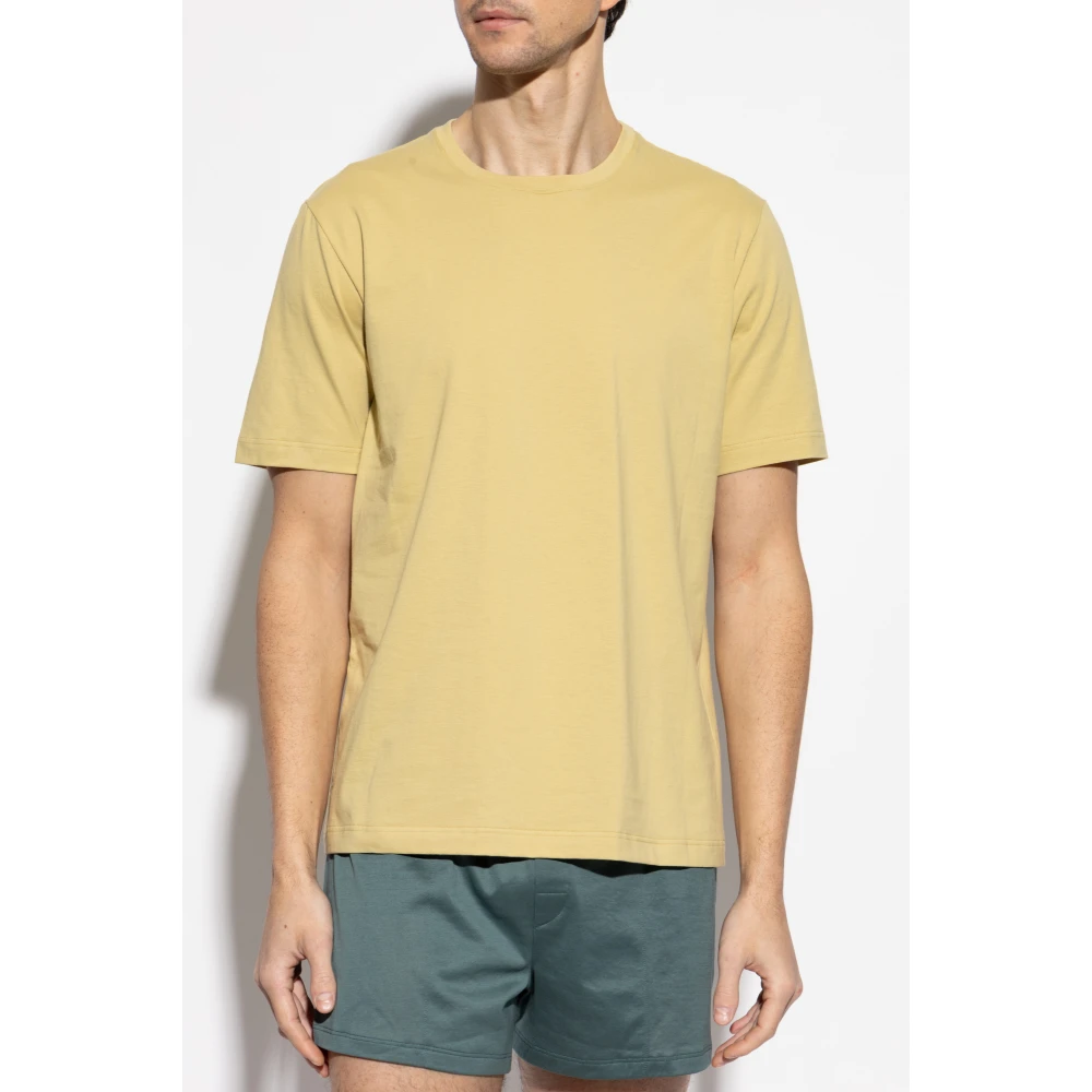 Hanro T-shirt Living Yellow Heren