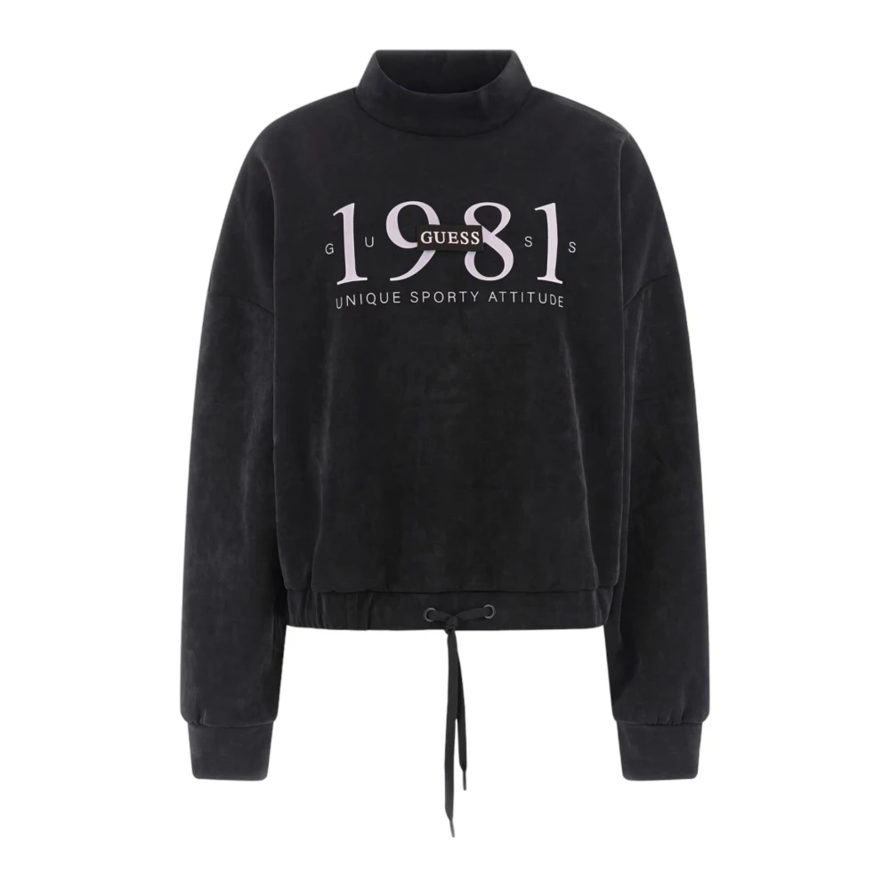Guess Hoge Hals Sweater Black Dames