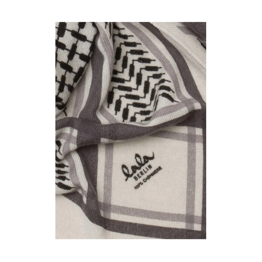 Lala Berlin Kasjmier Driehoek Sjaal Alabastro Off-White Dames