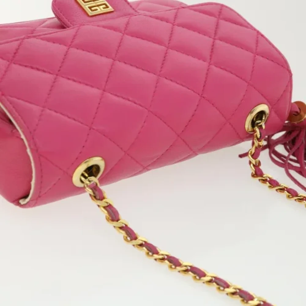 Givenchy Pre-owned Leather shoulder-bags Pink Dames