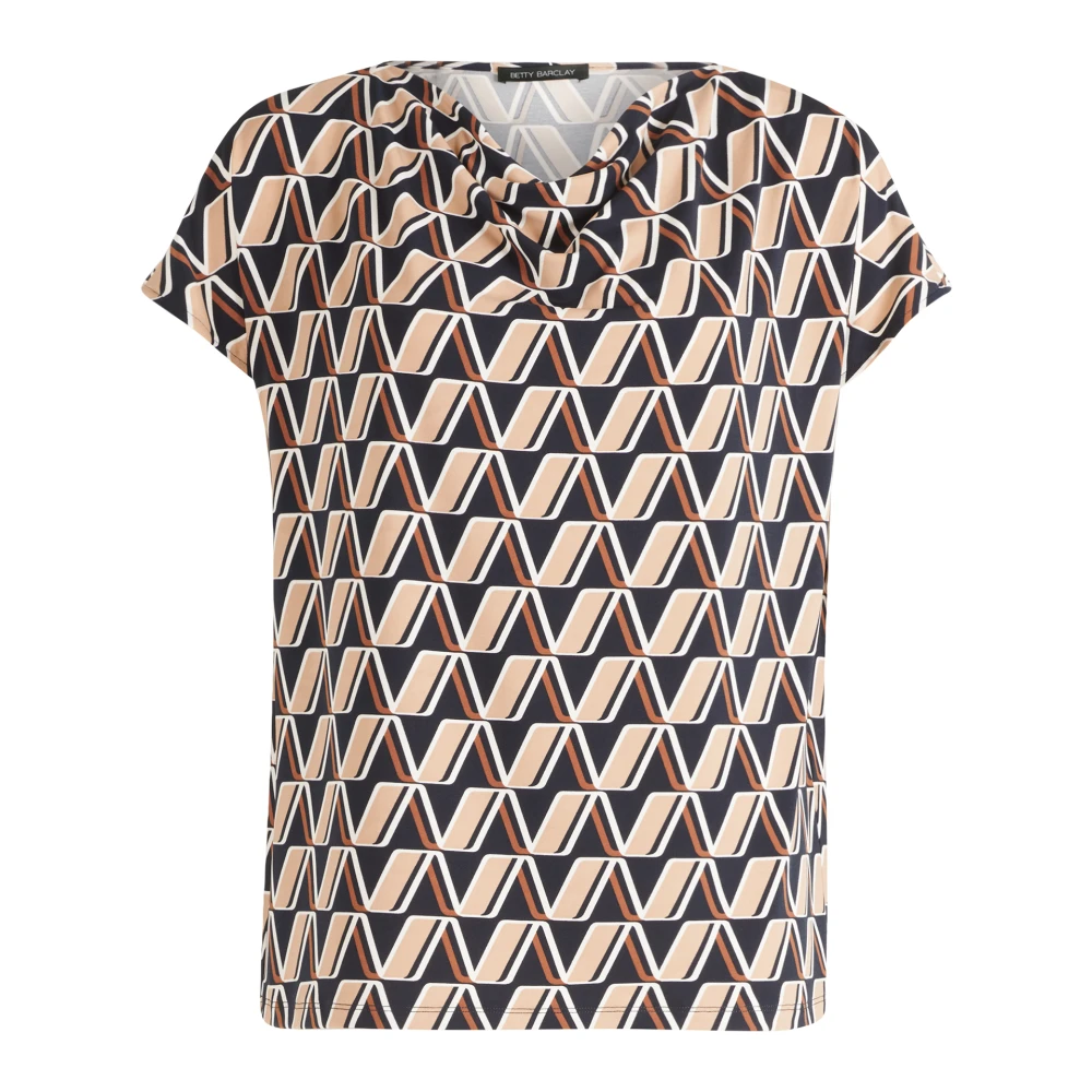 Betty Barclay Printshirt met Watervalhals Multicolor Dames