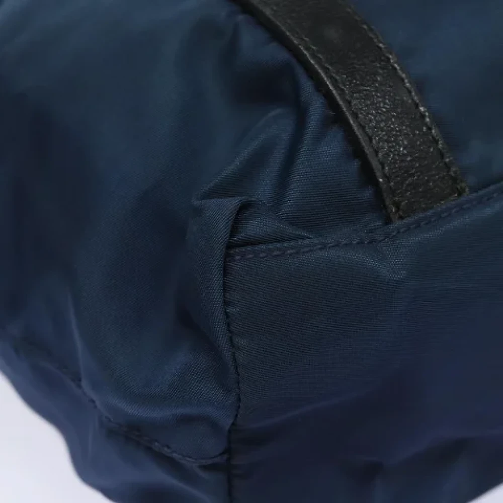 Prada Vintage Pre-owned Nylon prada-bags Blue Dames
