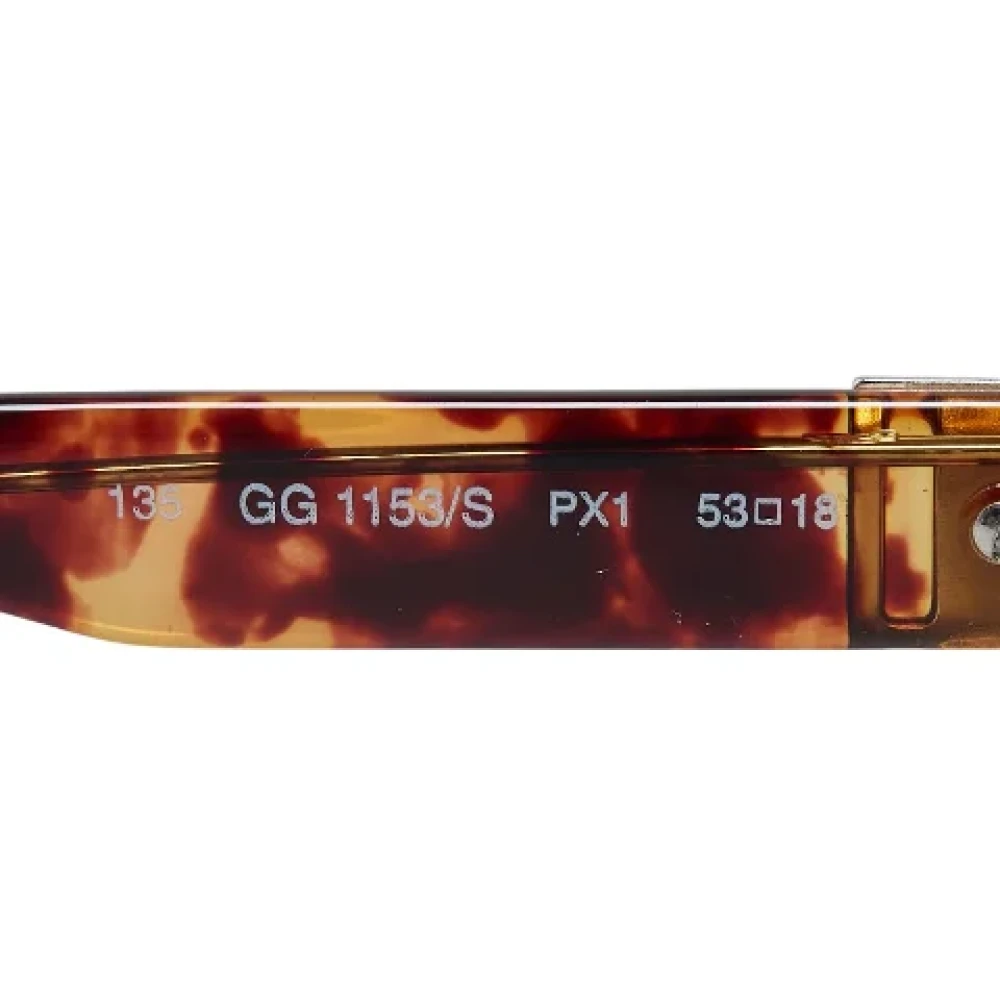 Gucci Vintage Pre-owned Plastic sunglasses Brown Dames