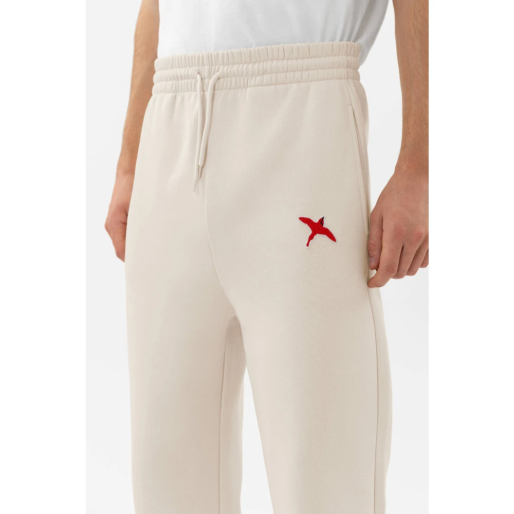 Axel Arigato Rode Bij Vogel Sweatpants Beige Heren