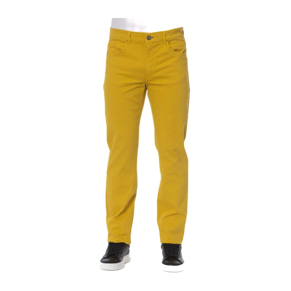 Trussardi Elegante Tijdloze Herenbroek Yellow Heren