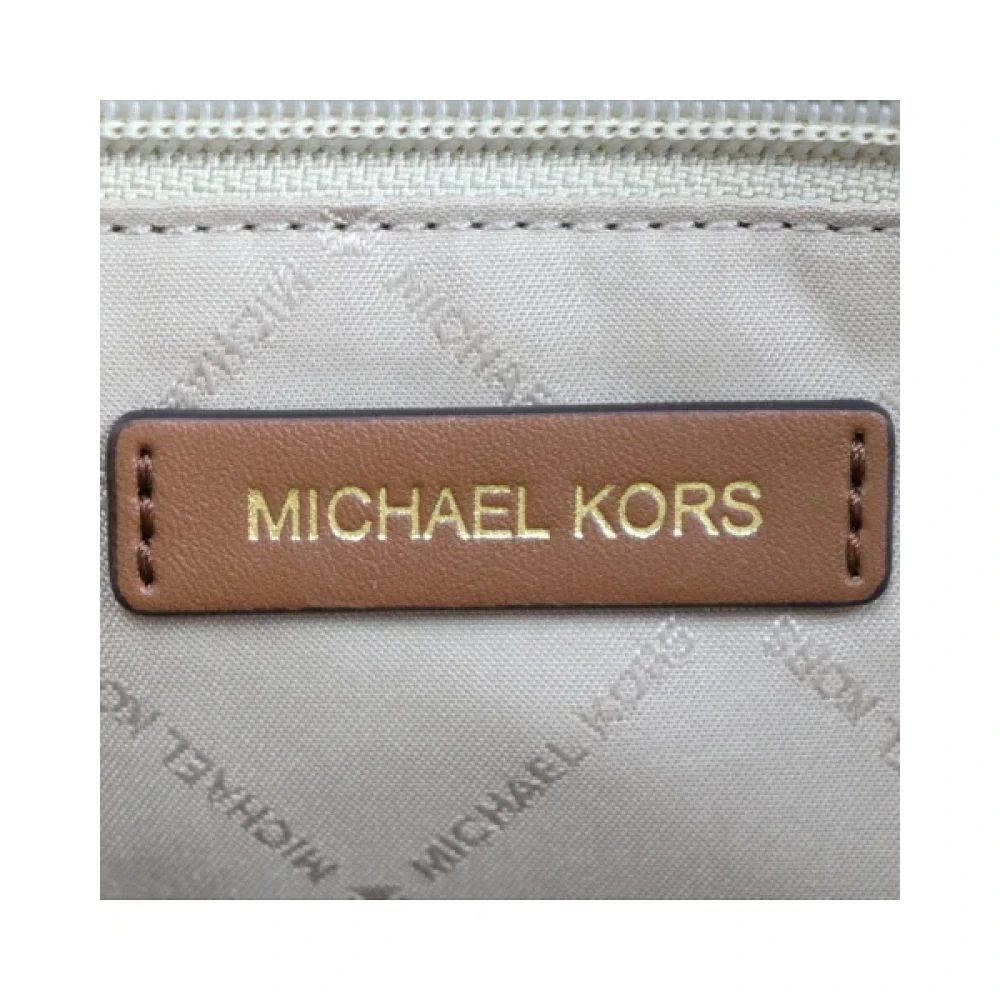 Michael Kors Pre-owned Canvas handbags Beige Dames