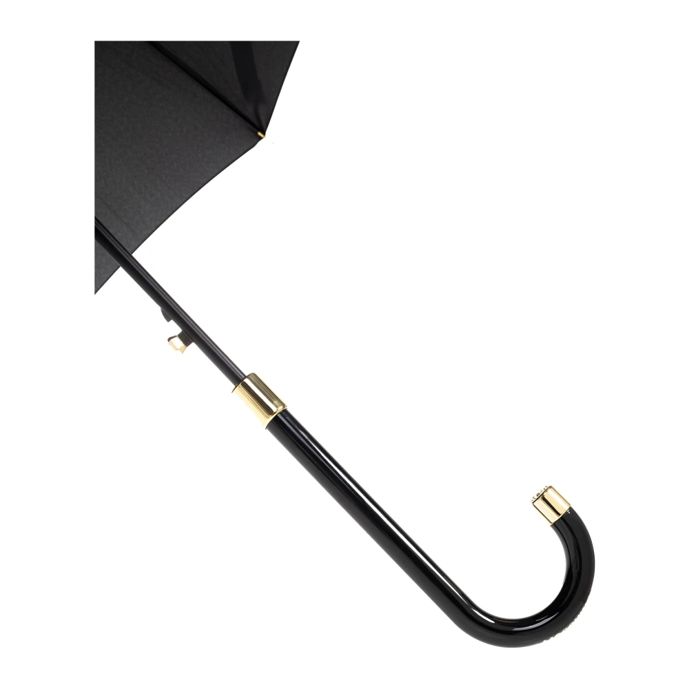 Moschino Paraplu met logo Black Unisex