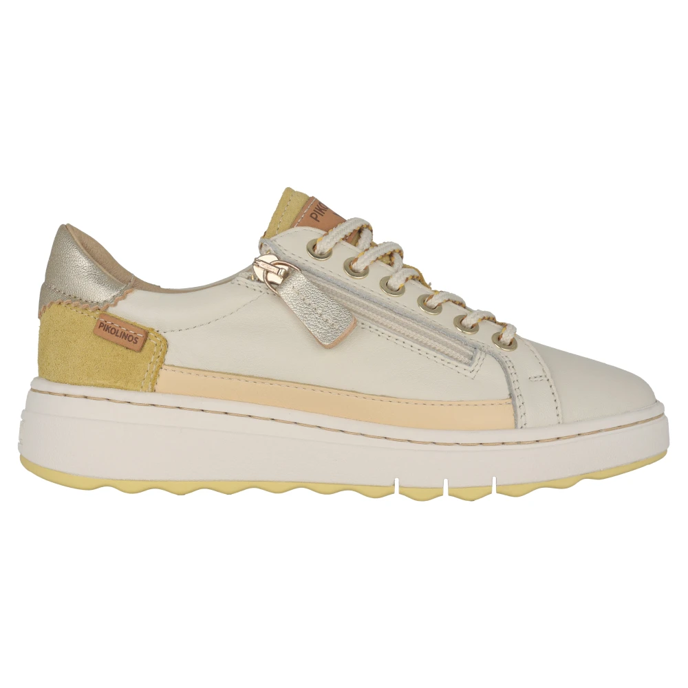 Pikolinos Arenas Vetersneaker Dames Schoenen Wit