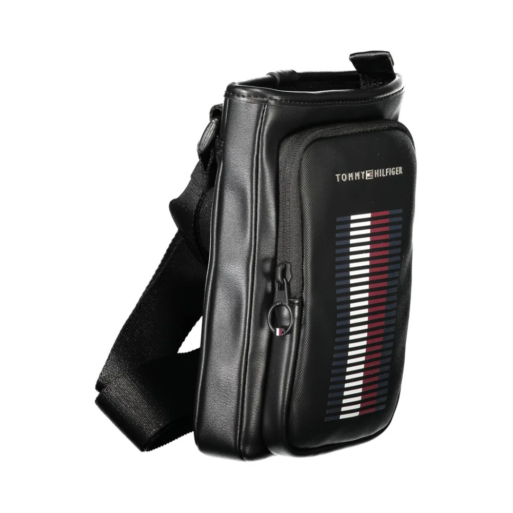 Tommy Hilfiger Zwarte Schoudertas | Polyethyleen Materiaal Black Heren