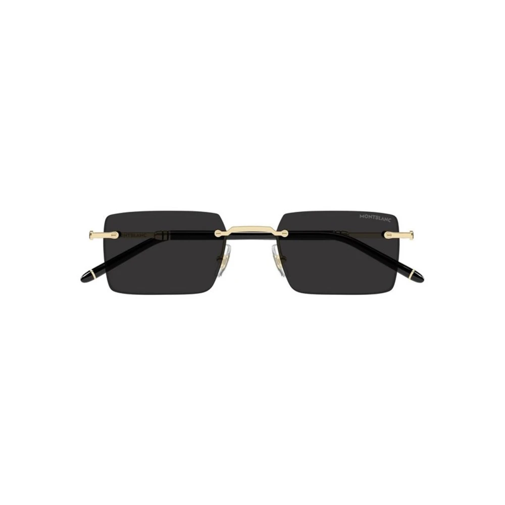 Montblanc Men's Yellow Mb0482s 001 Sunglasses - Sunglasses - 53 Mm - Accessories