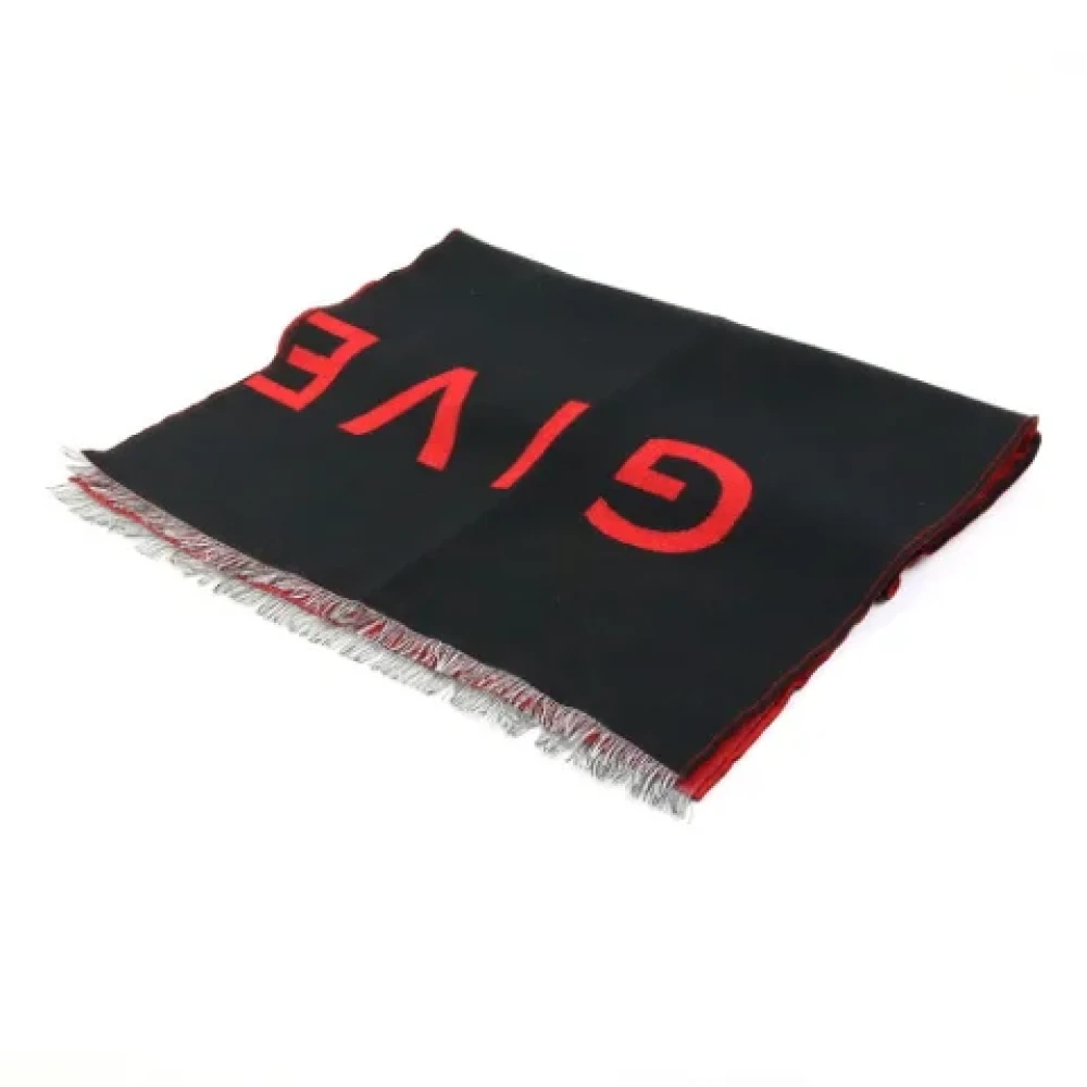 Givenchy Pre-owned Silk scarves Black Dames