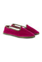 chaussures-en-velours-fuchsia-unies-pour-femmes-avec-des-details-contrastants