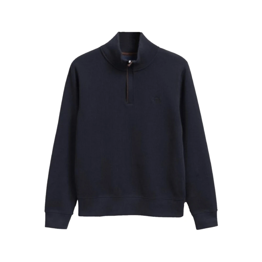 Gant Comfortabele en stijlvolle Demi-Zip Sweatshirt Blue Heren