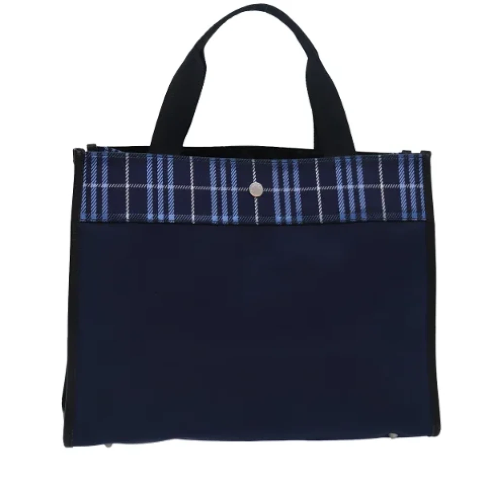 Burberry Vintage Pre-owned Nylon totes Blue Dames