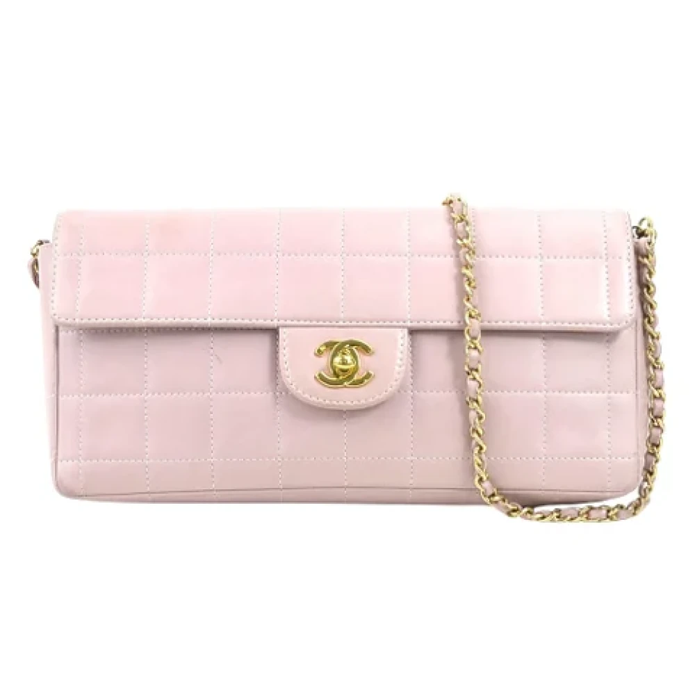 Chanel Vintage Pre-owned Leather shoulder-bags Pink Dames