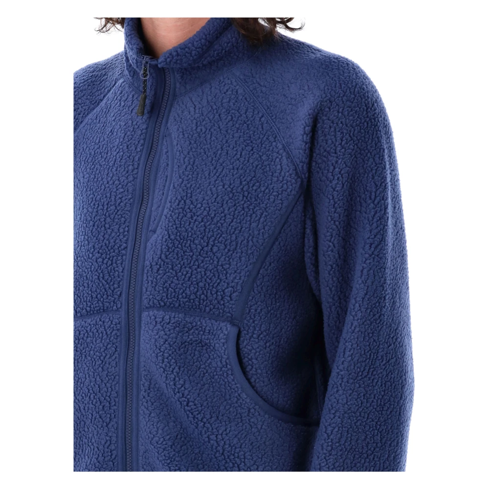Snow Peak Blauwe Thermische Fleecejas Aw24 Blue Heren