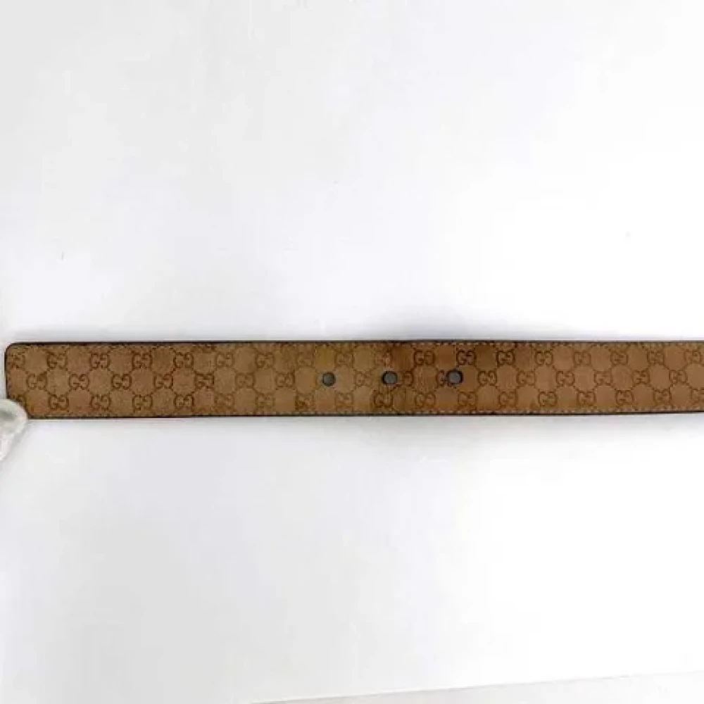 Gucci Vintage Pre-owned Leather belts Black Dames