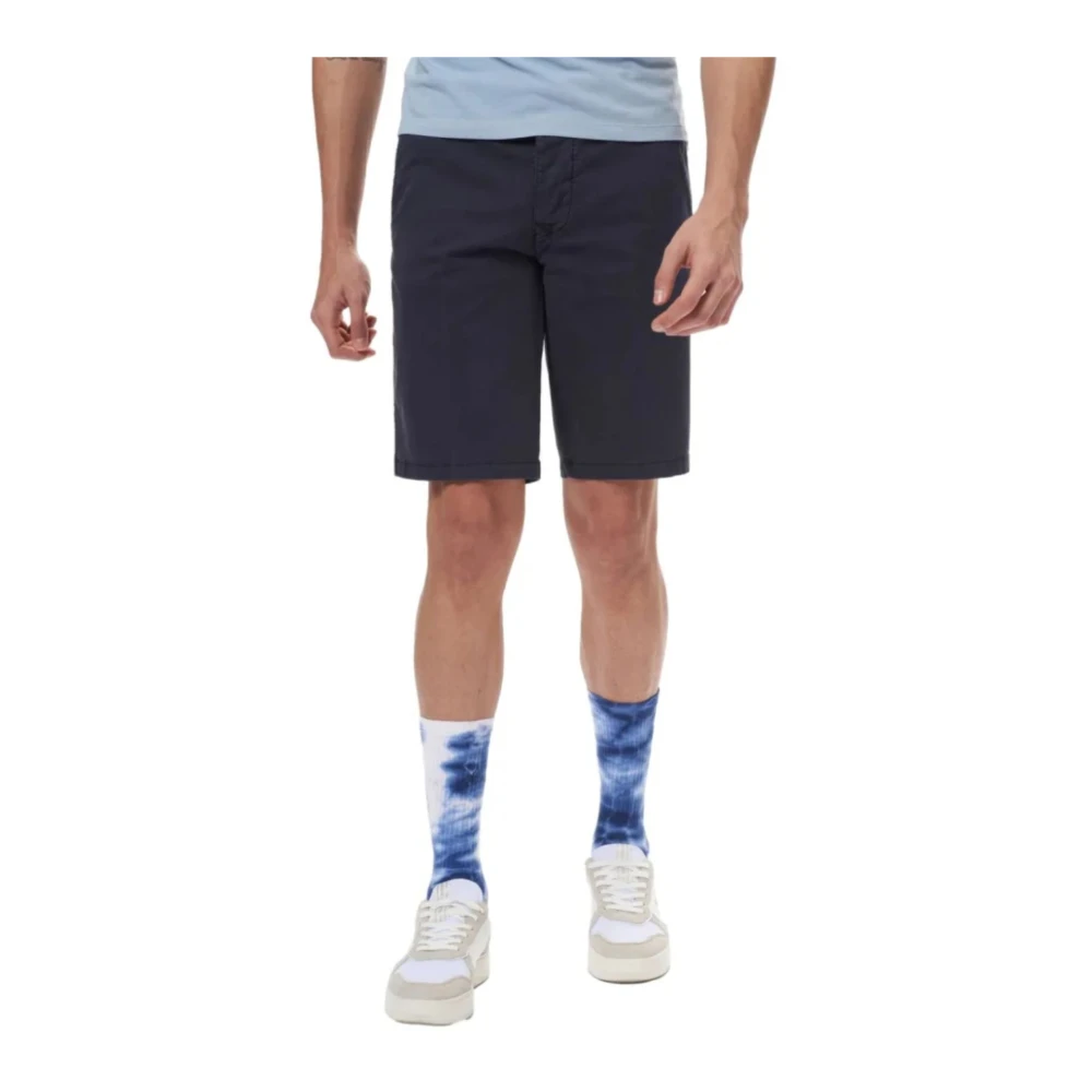 Blauer Blauwe Bermuda Shorts Blue Heren