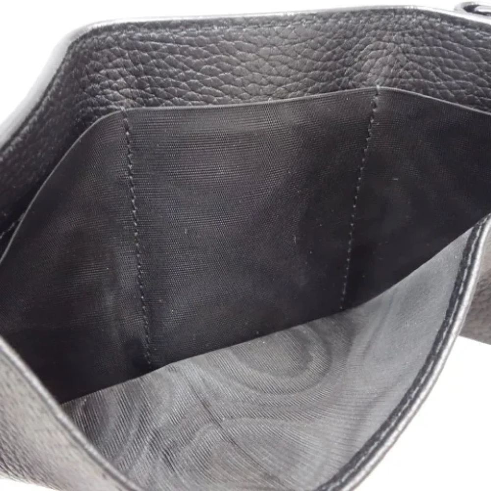 Gucci Vintage Pre-owned Leather wallets Black Dames
