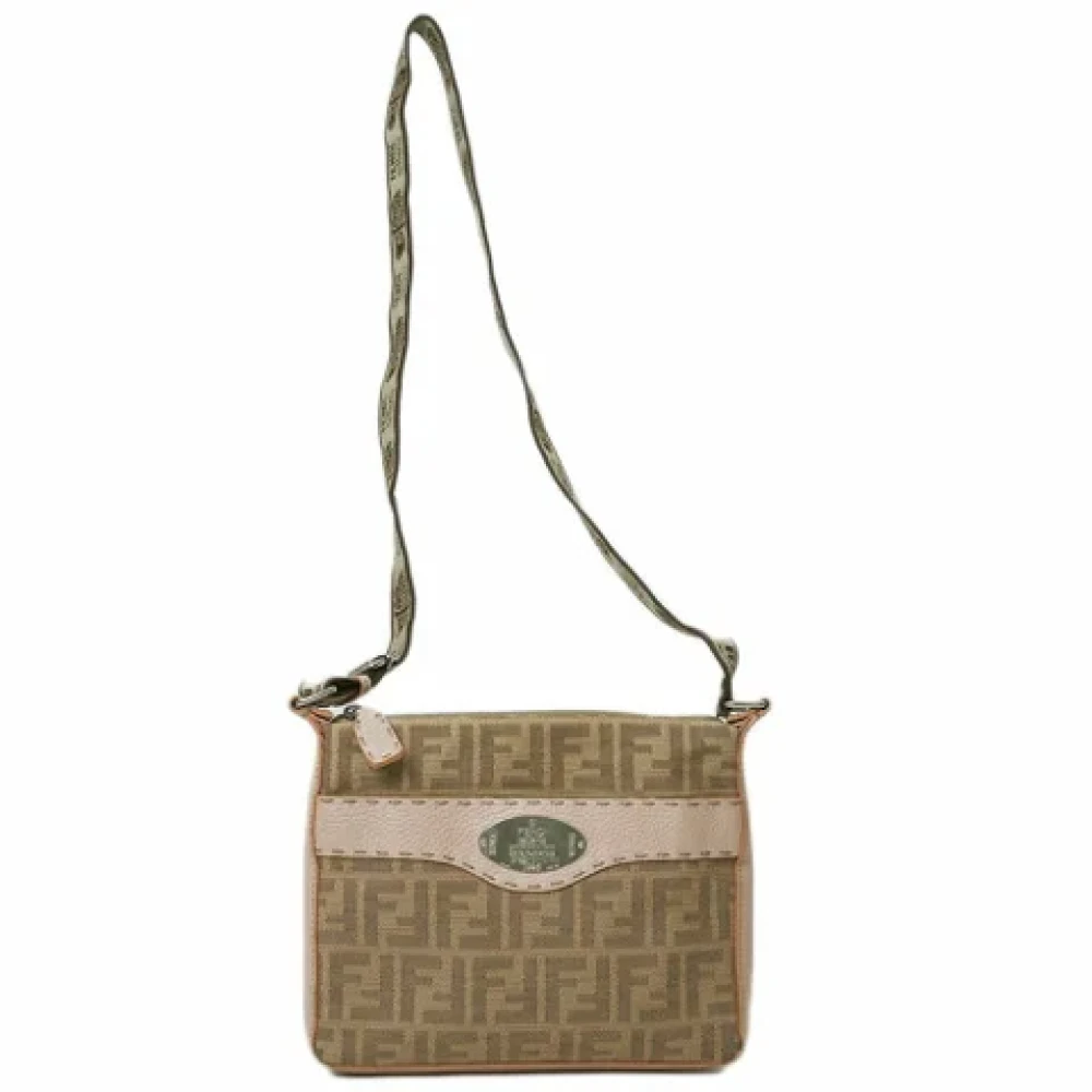 Fendi Vintage Pre-owned Canvas fendi-bags Pink Dames
