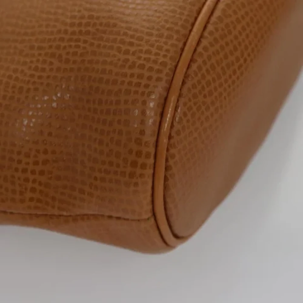 Dior Vintage Pre-owned Leather dior-bags Brown Dames