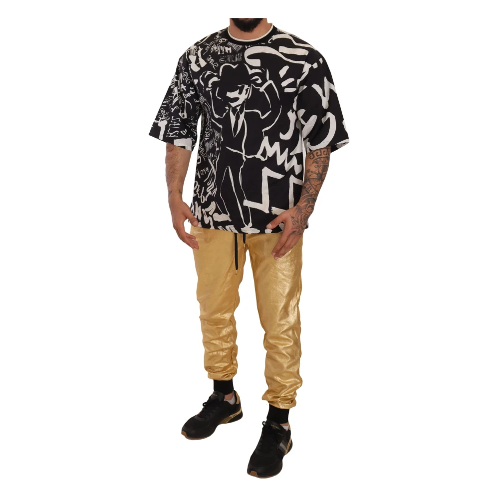 Dolce & Gabbana Gouden Jaar van het Varken Sweatpants Yellow Heren