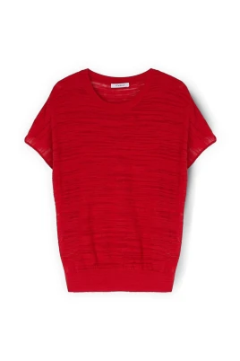 Flamed Knit Sweater