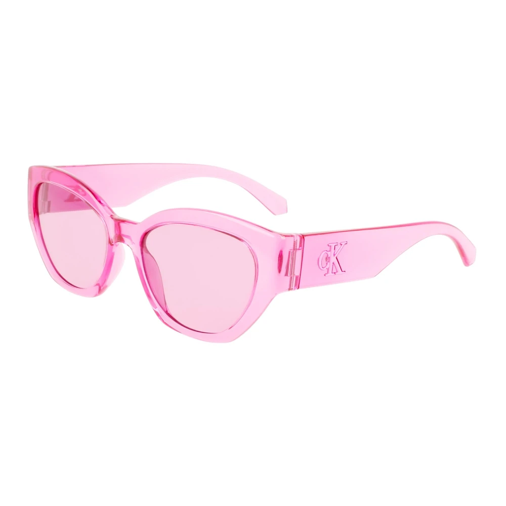 Calvin Klein Elegante hoogwaardige zonnebril voor vrouwen Pink Dames
