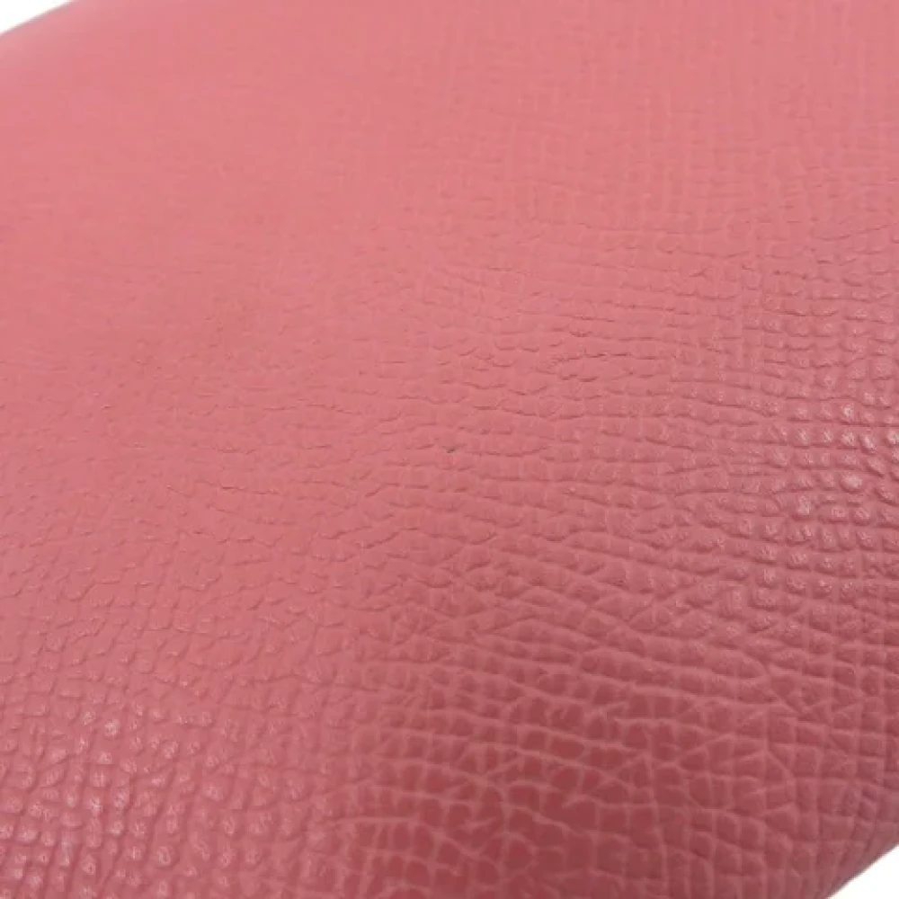 Hermès Vintage Pre-owned Leather wallets Pink Dames