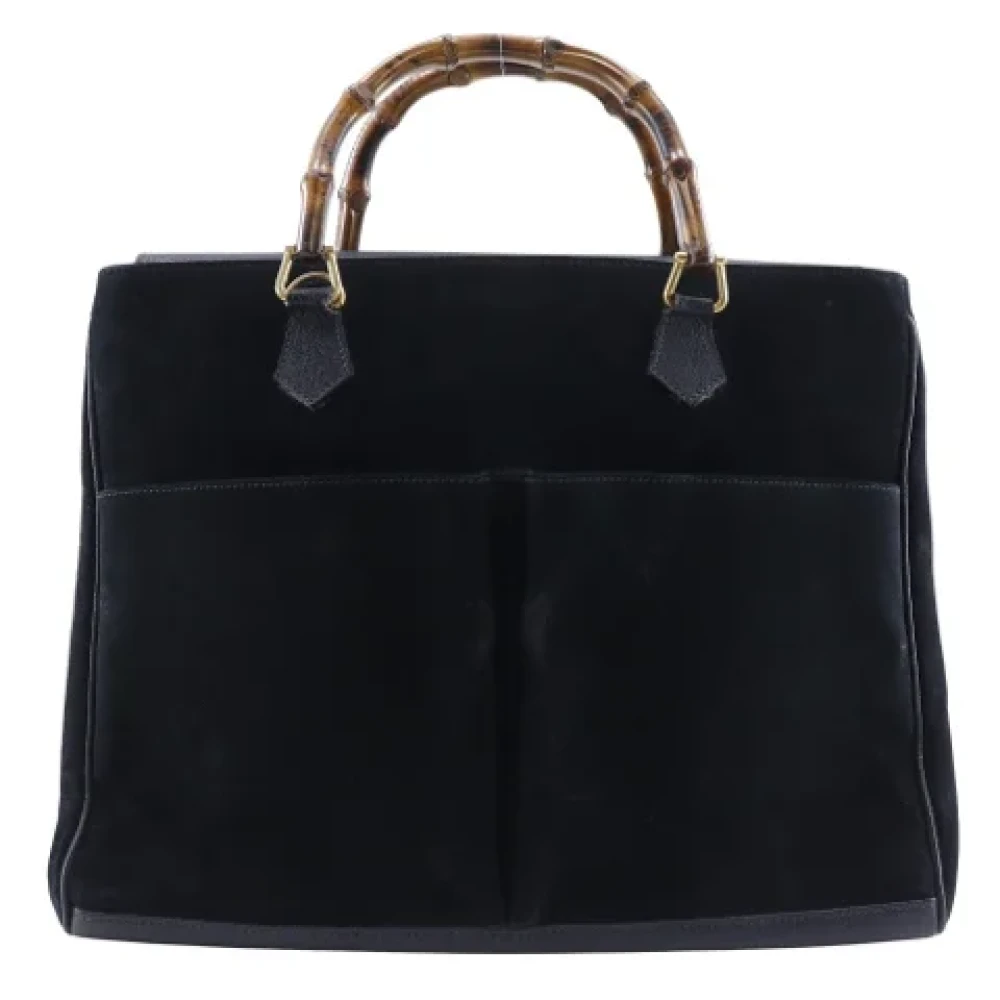 Gucci Vintage Pre-owned Suede gucci-bags Black Dames