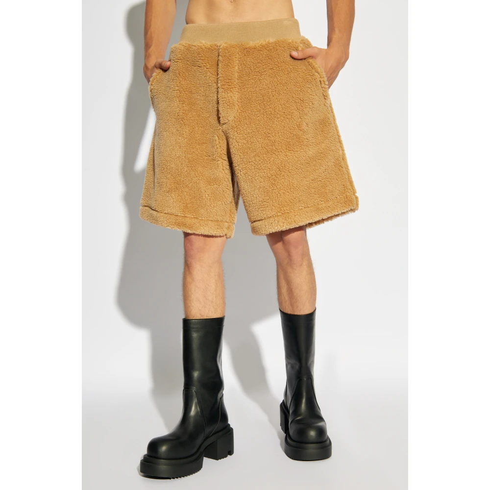 Dsquared2 Fleece Shorts Beige Heren