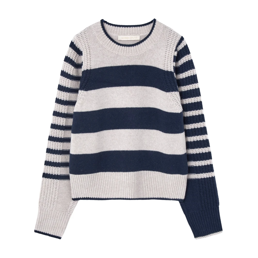 Vanessa Bruno Gestreepte zeemansstijl wollen trui Multicolor Dames