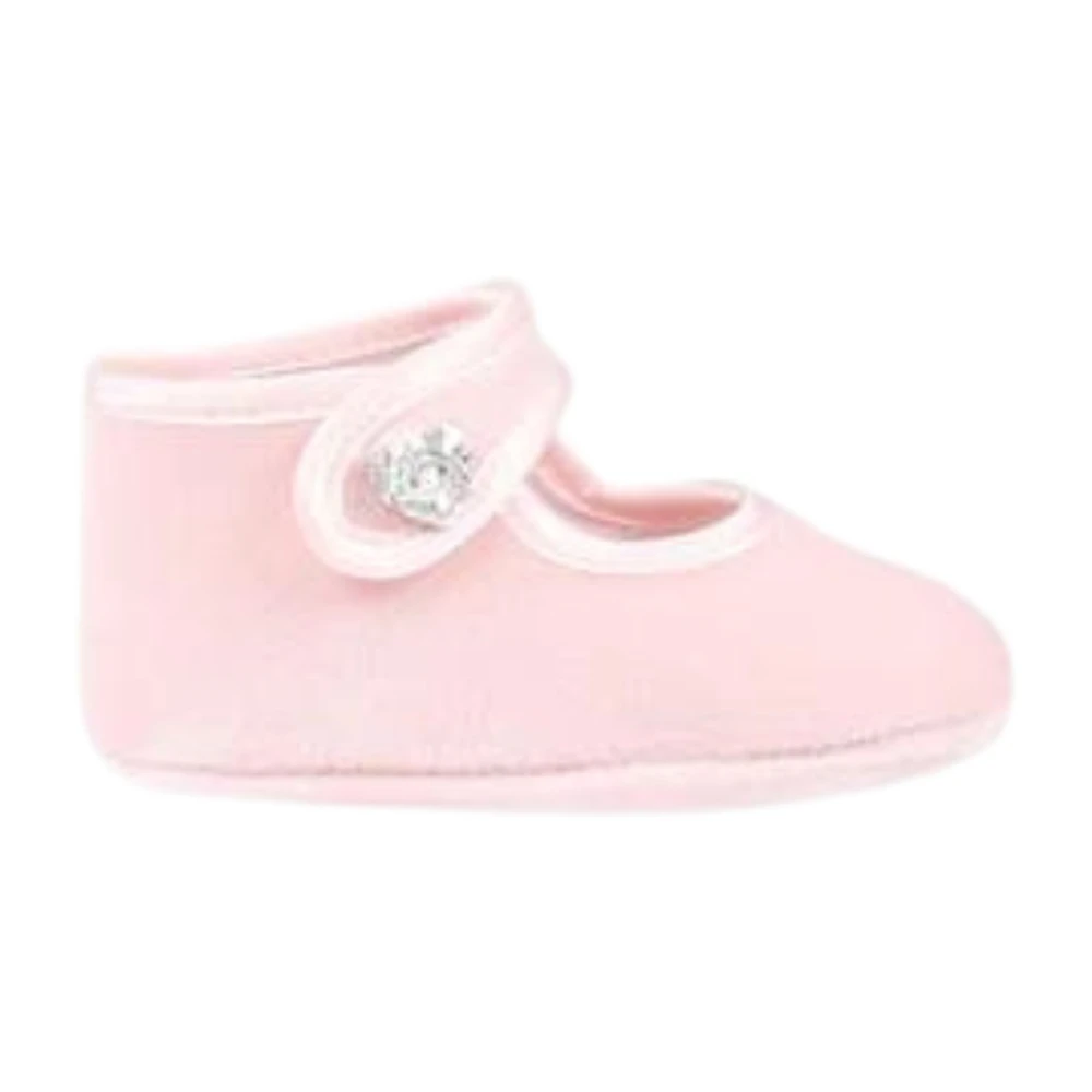 Monnalisa Rosa Ballerina Platta Skor Pink, Flicka