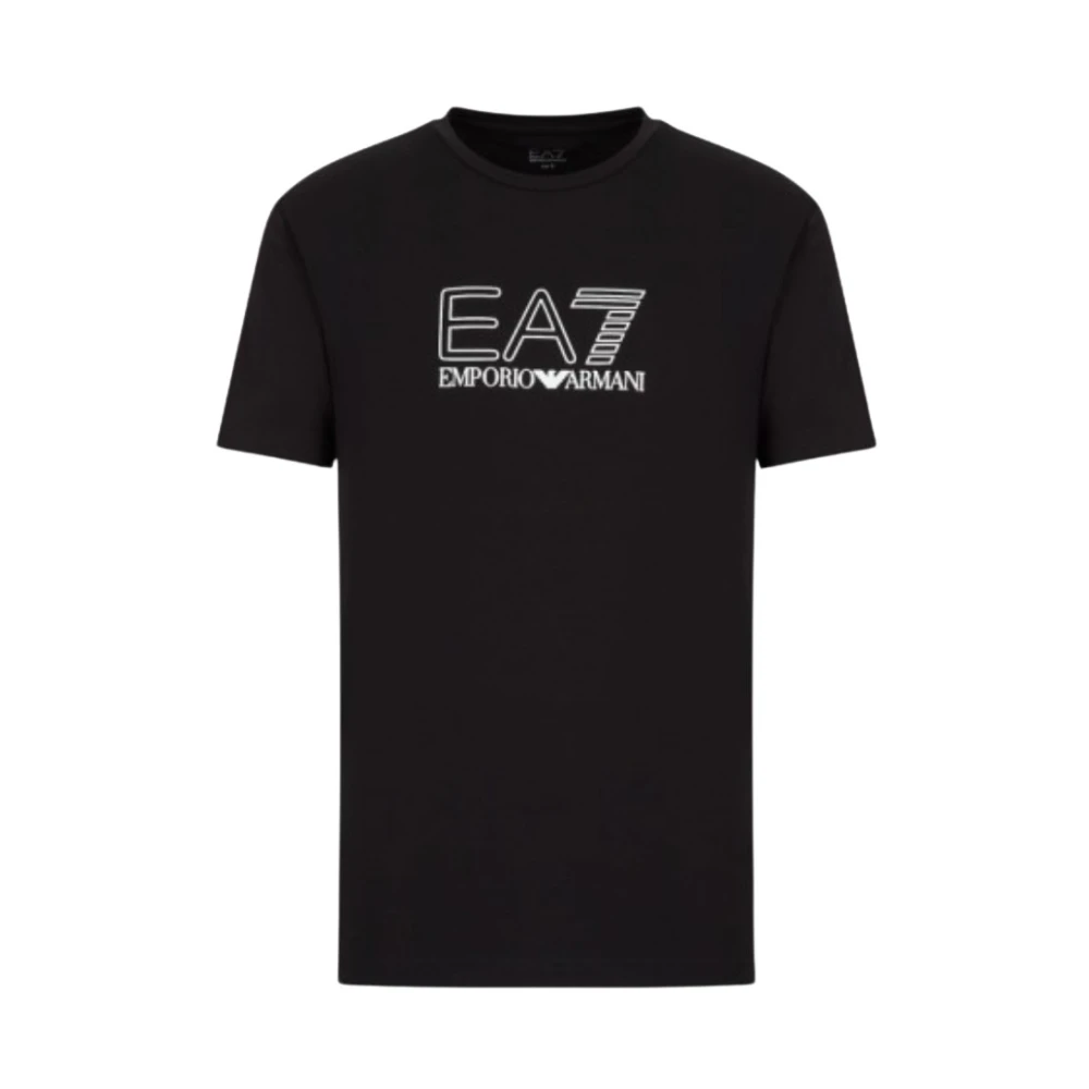 Emporio Armani Zwart EA7 T-Shirt Regular Fit Black Heren
