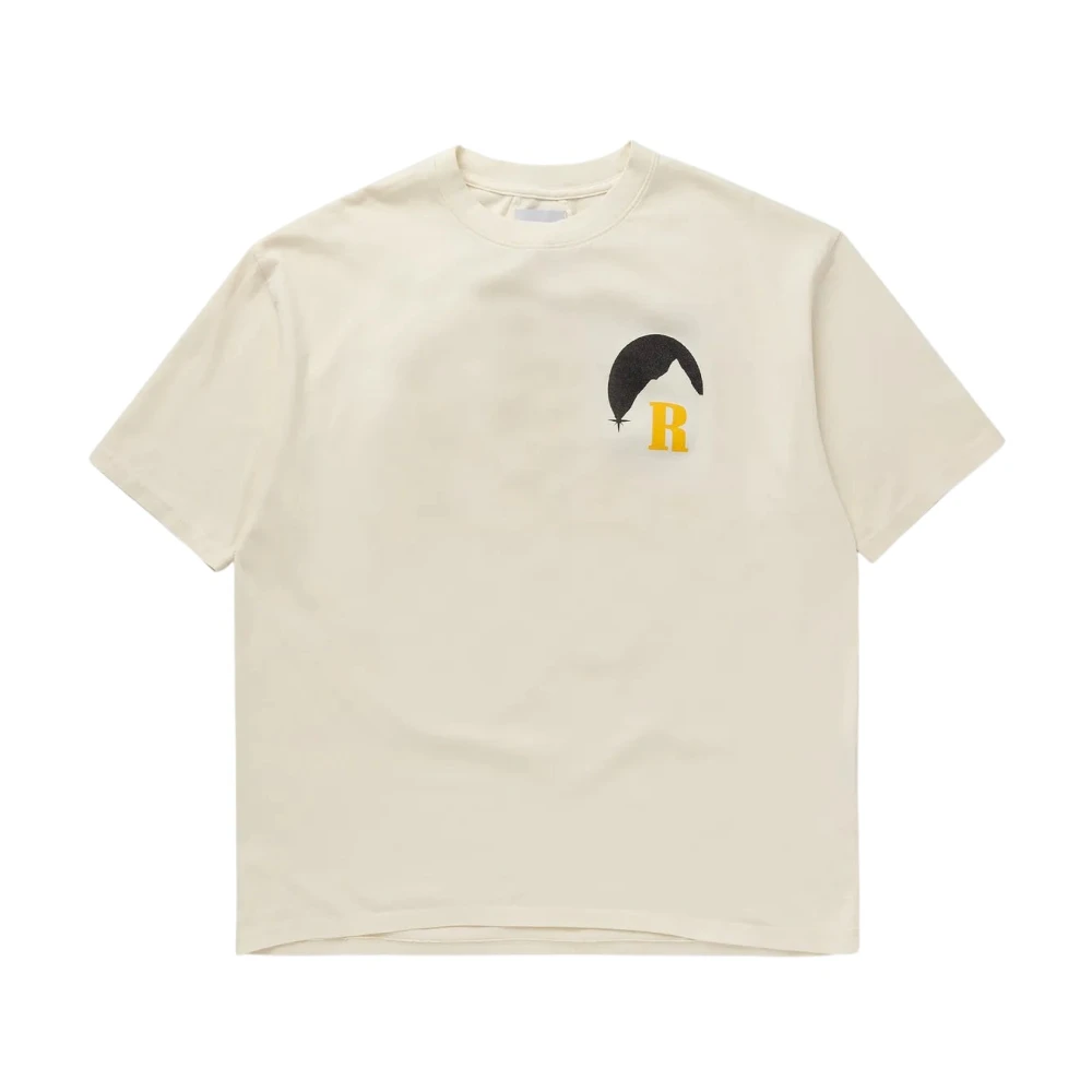 Rhude Moonlight Witte Tee Beige Heren