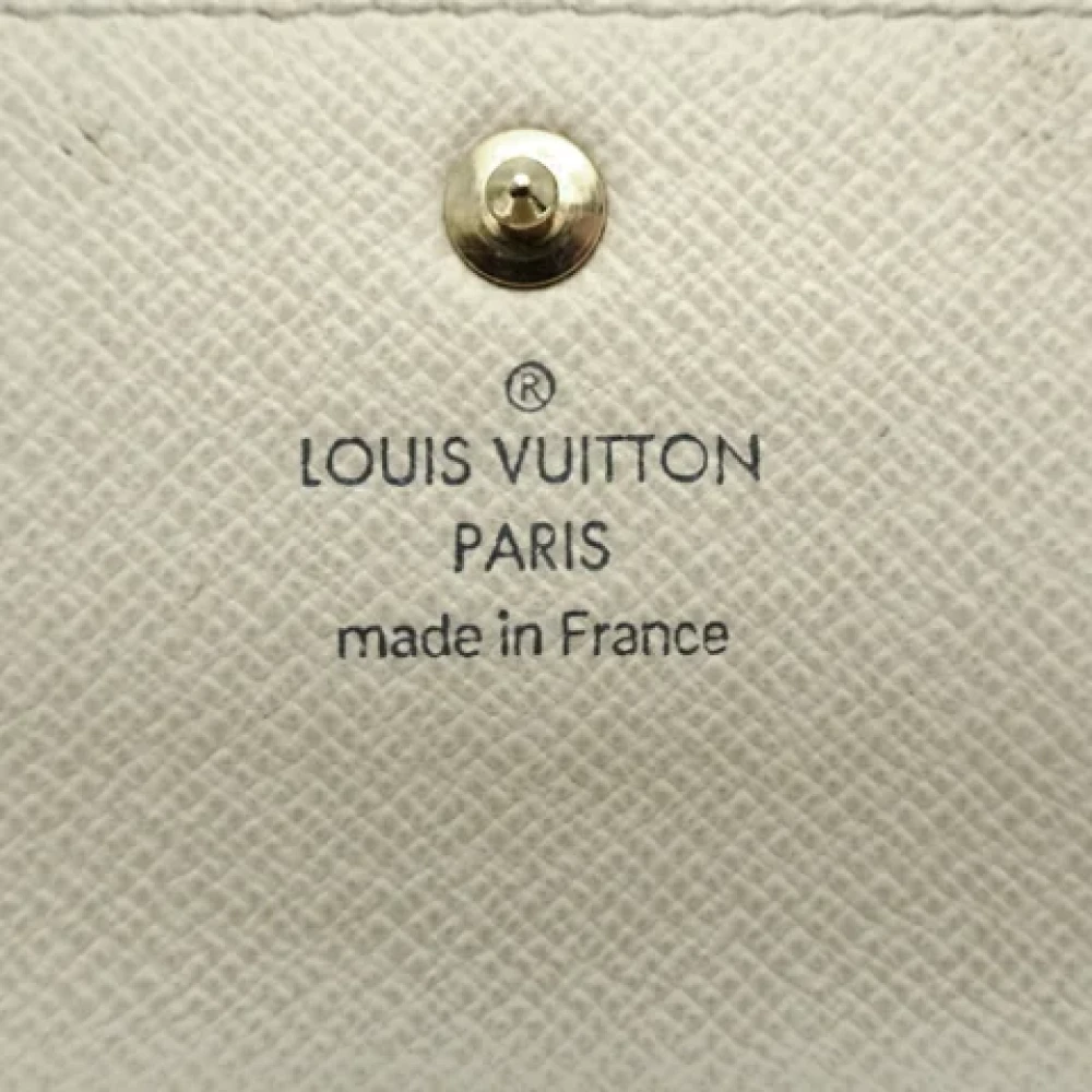 Louis Vuitton Vintage Pre-owned Fabric key-holders White Dames