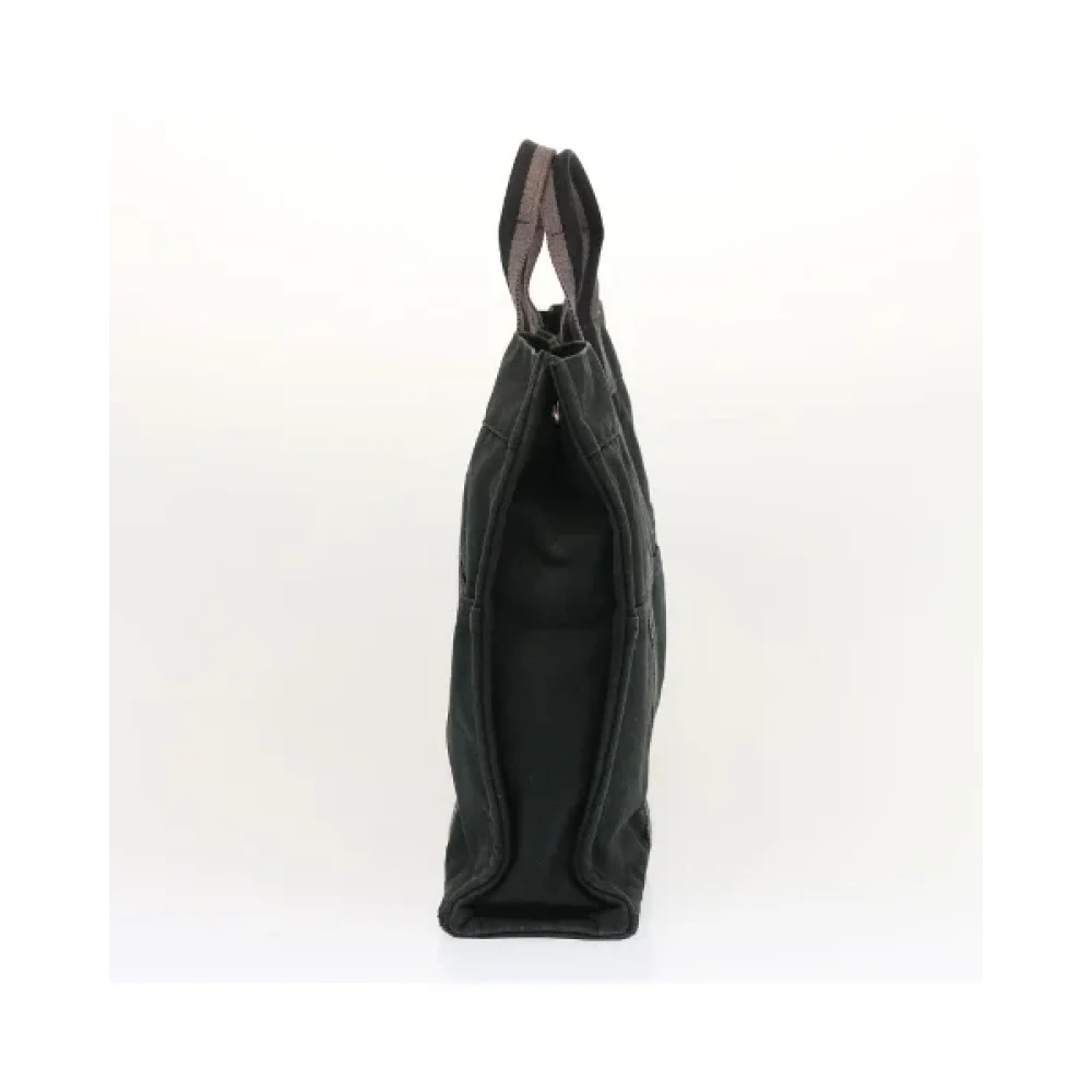 Hermès Vintage Pre-owned Cotton handbags Black Dames