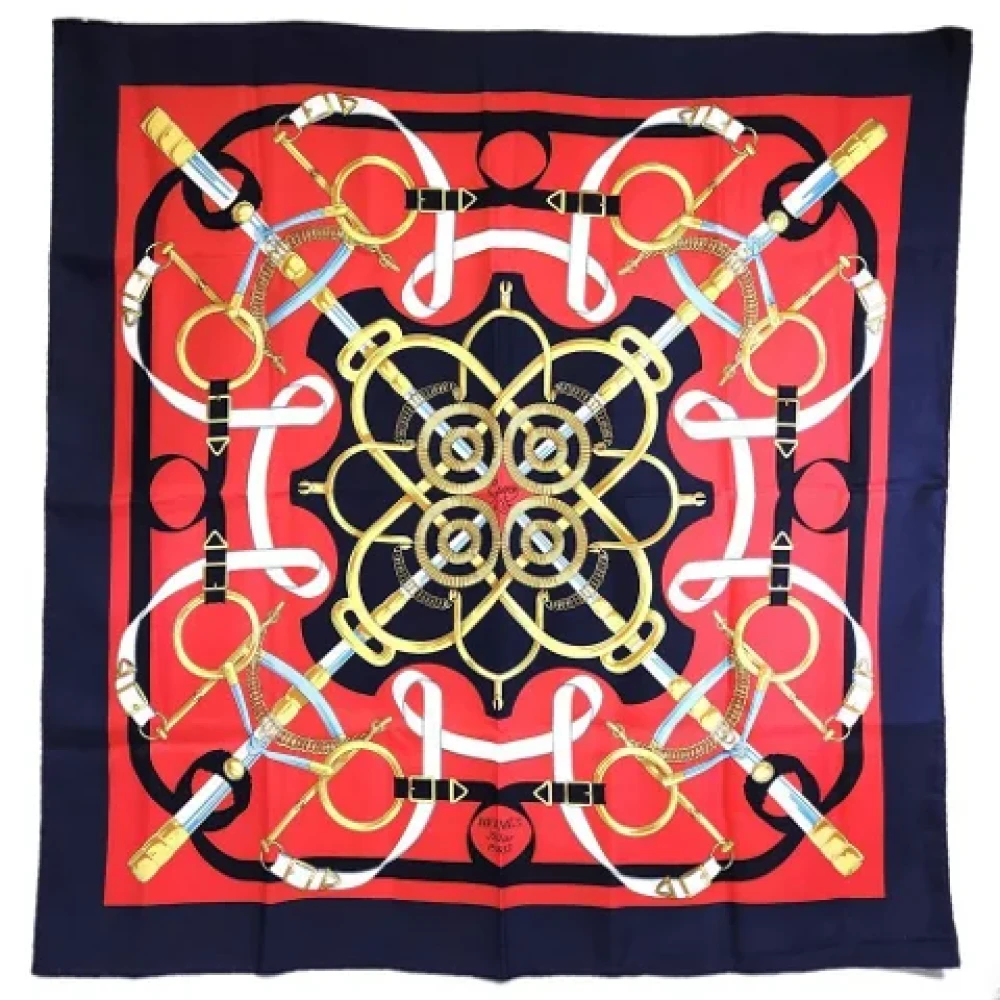 Pre-owned > Pre-owned Accessories > Pre-owned Scarves - - Hermès Vintage - Modalova