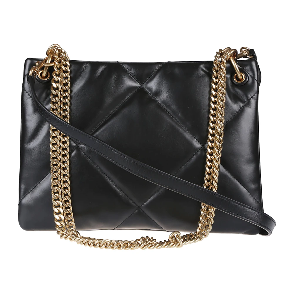 TORY BURCH Diamant Quilt Schoudertas Black Dames