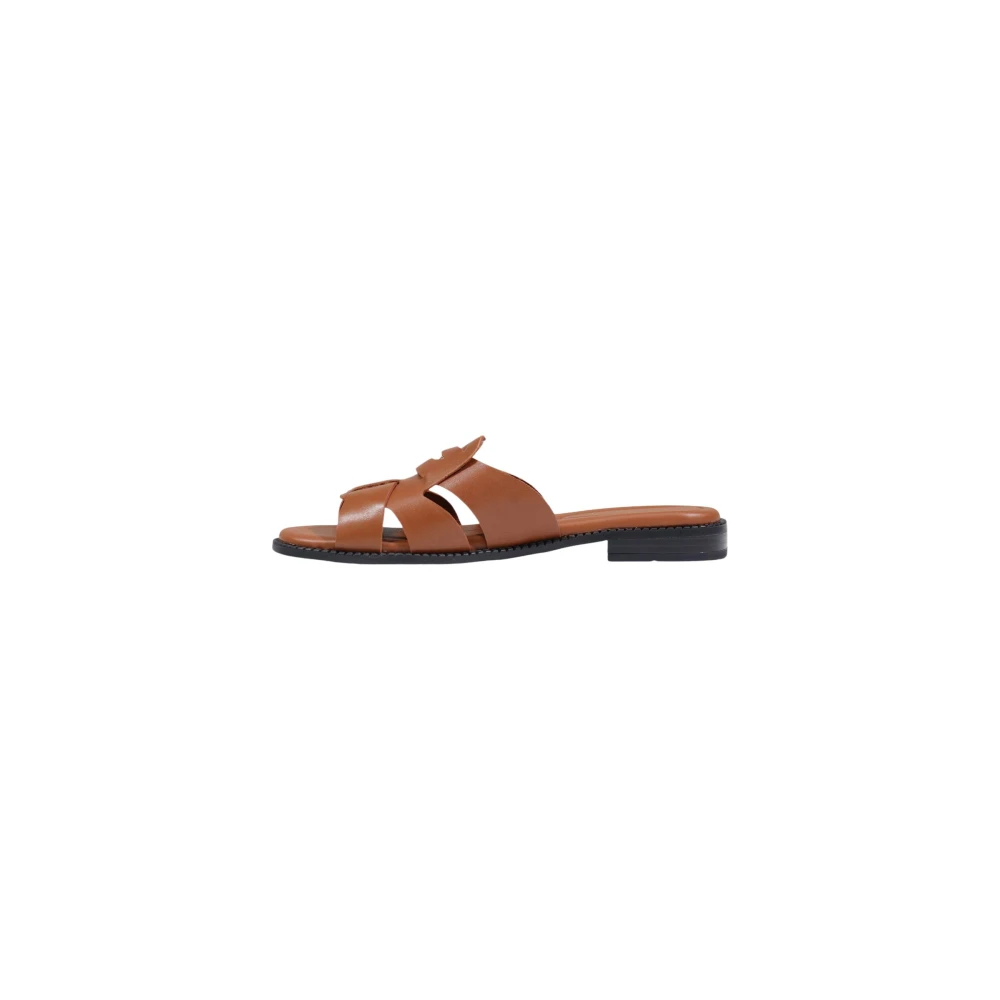 Tommy Hilfiger Women's Brown Fw0fw09126 - Sliders - 3 Uk- Shoes
