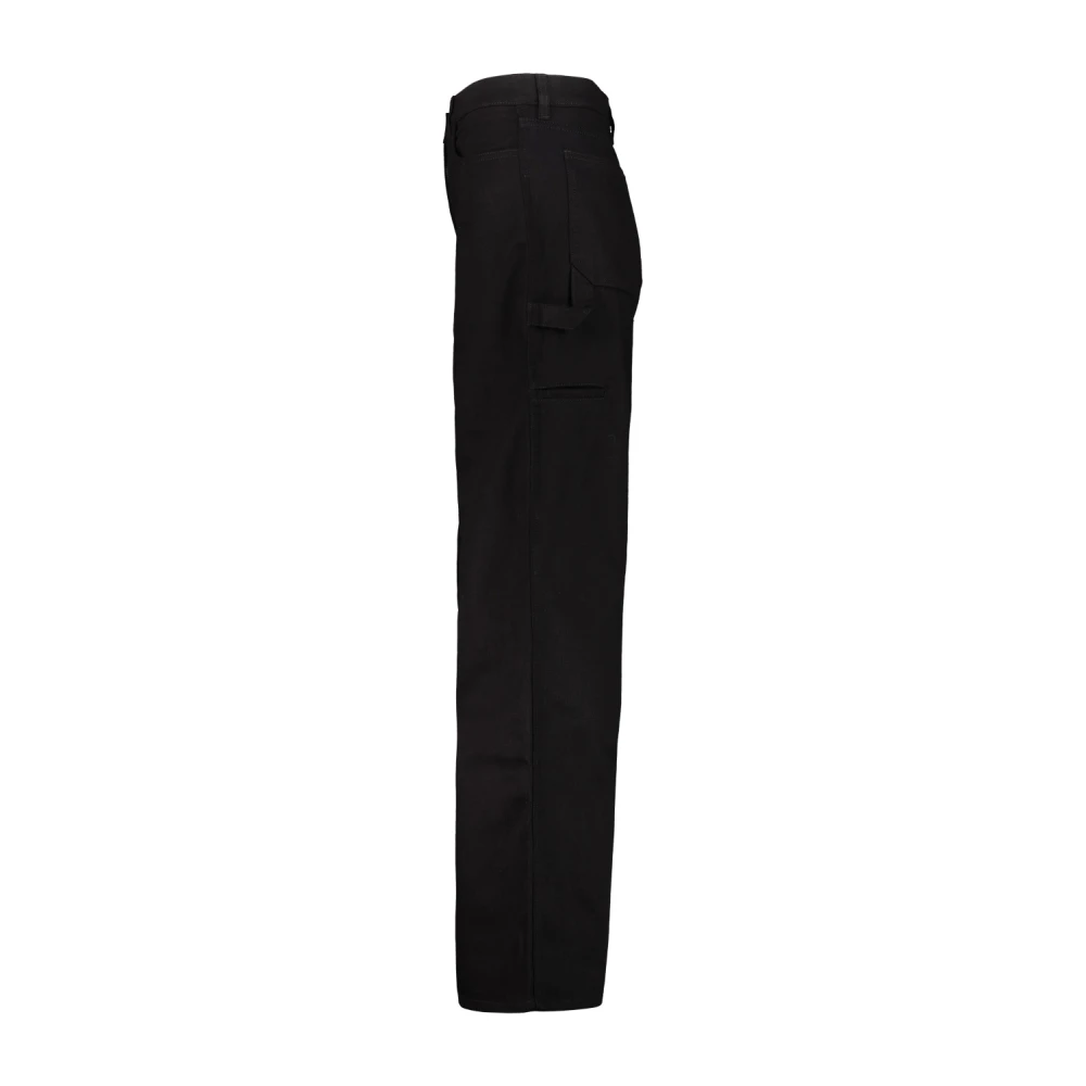 Courrèges Denim Baggy Broek Black Dames
