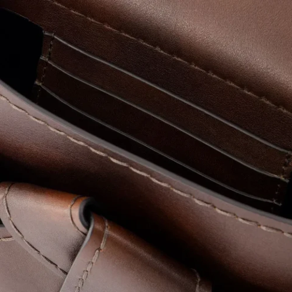 Acne Studios Leather handbags Brown Dames
